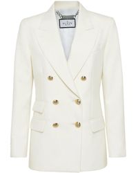 Philipp Plein - Marine-Fit Wollen Blazer - Lyst