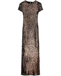 Palm Angels - Sequinned Maxi Dress - Lyst