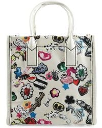 Marc Jacobs - Medium Sticker-Print Tote Bag - Lyst