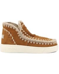 Mou - Gehäkelte Summer Eskimo Stiefel Mit Lochmuster - Lyst