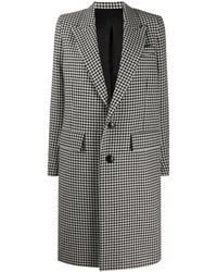 AMI - Single-breasted Houndstooth Coat - Lyst