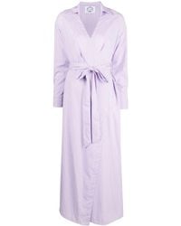 Evi Grintela - Stripe-print Cotton Midi Dress - Lyst