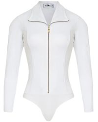 Amir Slama - High-Neck Zip Bodysuit - Lyst