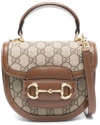 Gucci - Horsebit Mini Top Handle Bag - Lyst