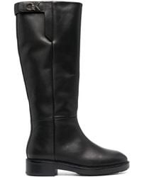 Calvin Klein - Stivali Al Ginocchio Con Placca Logo - Lyst