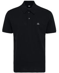 C.P. Company - Piqué-Weave Short-Sleeve Polo Shirt - Lyst