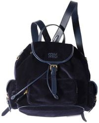 Miu Miu - Large Corduroy Backpack - Lyst