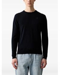 KARL LAGERFELD - Logo-Patch Sweater - Lyst