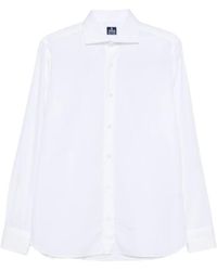 Truzzi - Spread-Collar Long-Sleeve Shirt - Lyst