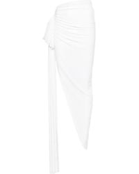Norma Kamali - Diana Bow-Detail Skirt - Lyst