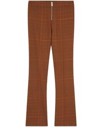 Stella McCartney - Prince-Of-Wales Slim-Cut Trousers - Lyst