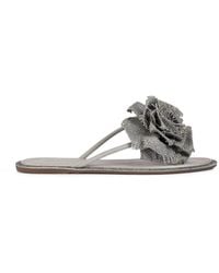 Le Silla - Rose Floral-Embellishment Sandals - Lyst