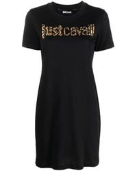 Just Cavalli - T-shirt à logo imprimé - Lyst
