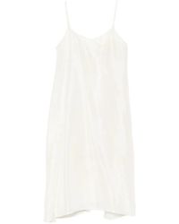 A Tentative Atelier - Satin-Finish Slip Dress - Lyst