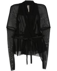 Rick Owens - Tie-Waist Jacket - Lyst