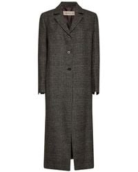 Blanca Vita - Prince Of Wales Check Single-Breasted Coat - Lyst