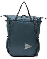 and wander - Logo-Print Tote Bag - Lyst