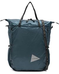 and wander - Logo-Print Tote Bag - Lyst