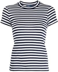 Polo Ralph Lauren - Stripe-Print Ribbed T-Shirt - Lyst
