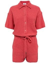Laneus - Mono Corto Con Botones - Lyst