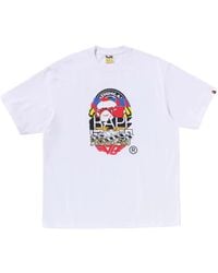 A Bathing Ape - Graphic-Print T-Shirt - Lyst