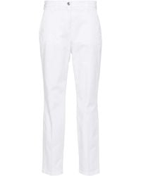 Jacob Cohen - Marina Cotton Slim Trousers - Lyst