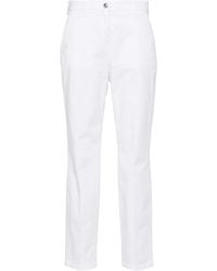 Jacob Cohen - Marina Cotton Slim Trousers - Lyst