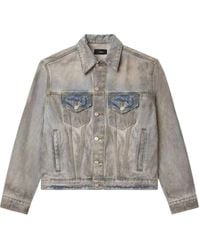 Purple Brand - Veste En Jean Arcilla À Effet Délavé - Lyst
