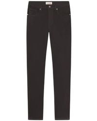 FRAME - Twill-Weave Straight-Leg Jeans - Lyst