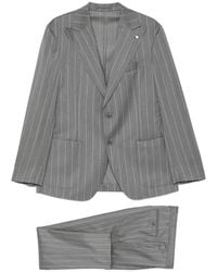 Luigi Bianchi - Pinstripe-Pattern Notch-Lapel Suit - Lyst