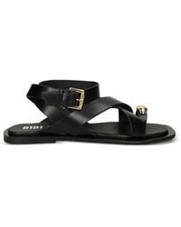 Bibi Lou - Vaz Embellished Crossover-Strap Sandals - Lyst