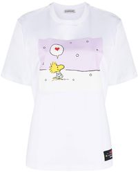 Moncler - Peanuts Motif T-shirt - Lyst