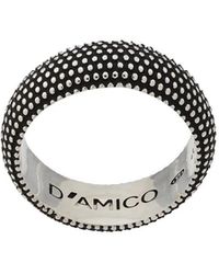 D'Amico - Breiter Ring Mit Prägung - Lyst