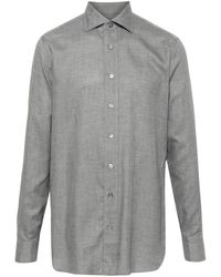 Lardini - Wingtip-Collar Shirt - Lyst