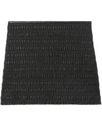 Proenza Schouler - Gesmokter Minirock Aus Faux-Leder - Lyst