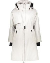 Herno - Hooded Belted Coat - Lyst