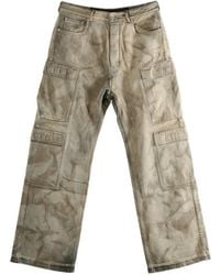 Rick Owens - Double Cargo Jeans - Lyst