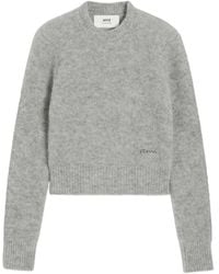 Ami Paris - Round-Neck Knitwear - Lyst