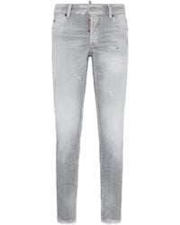 DSquared² - Distressed Denim Jeans - Lyst