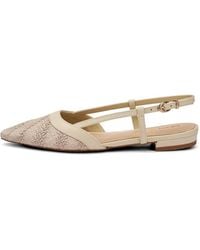 Frau - Herringbone-Effect Raffia Pumps - Lyst