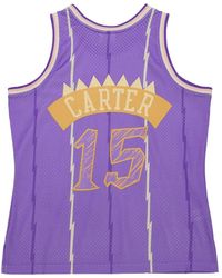 Mitchell & Ness - Sidewalk Sketch Swingman Jersey "Raptors 1998 Vince Carter" Tank Top - Lyst