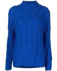 Tommy Hilfiger - Cable-knit High Neck Jumper - Lyst