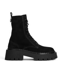 Vic Matié - Lace-Up Platform Ankle Boots - Lyst