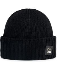 DSquared² - D2 Upside Down Gebreide Muts - Lyst