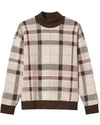 Twinset - Chequered Jacquard Jumper - Lyst