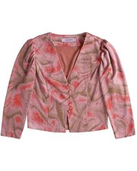 MACCAPANI - Cocs V-Neck Print Jacket - Lyst