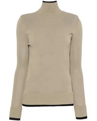 TOTEME - Pull En Maille Côtelée À Col Roulé - Lyst