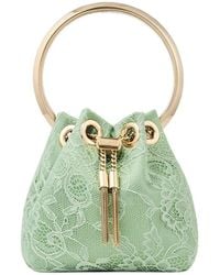Jimmy Choo - Micro Bon Bon Mini-Tasche Aus Spitze - Lyst