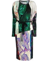 Henrik Vibskov - Plissé-Effect Midi Dress - Lyst