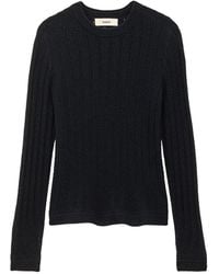 Ba&sh - Dakar Pullover Aus Pointelle-Strick - Lyst